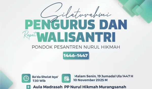 Silaturahmi Pengurus dan Wali Santri PP Nurul Hikmah 